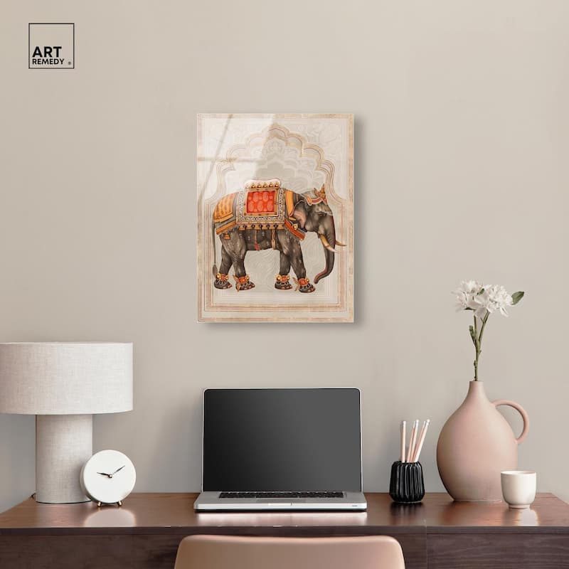 Elephant Queen Acrylic by Art Remedy, Ready to Hang