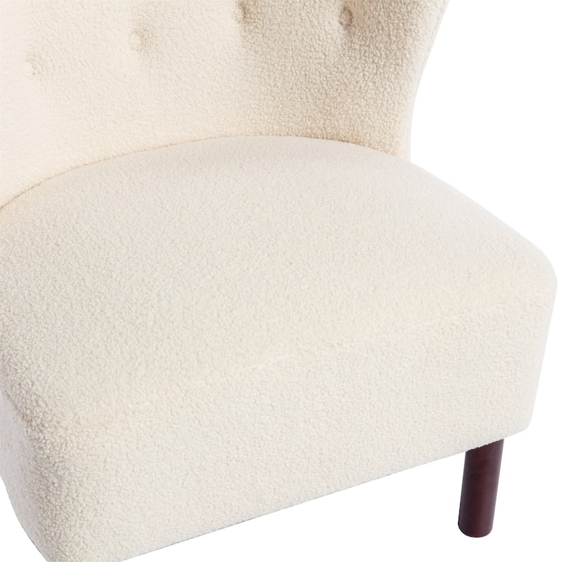Merax Accent Chair, Upholstered Armless Chair
