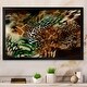 preview thumbnail 8 of 6, Designart 'Leopard And Tiger VII' Modern Framed Wall Decor 12 In. Wide x 8 In. High - Black
