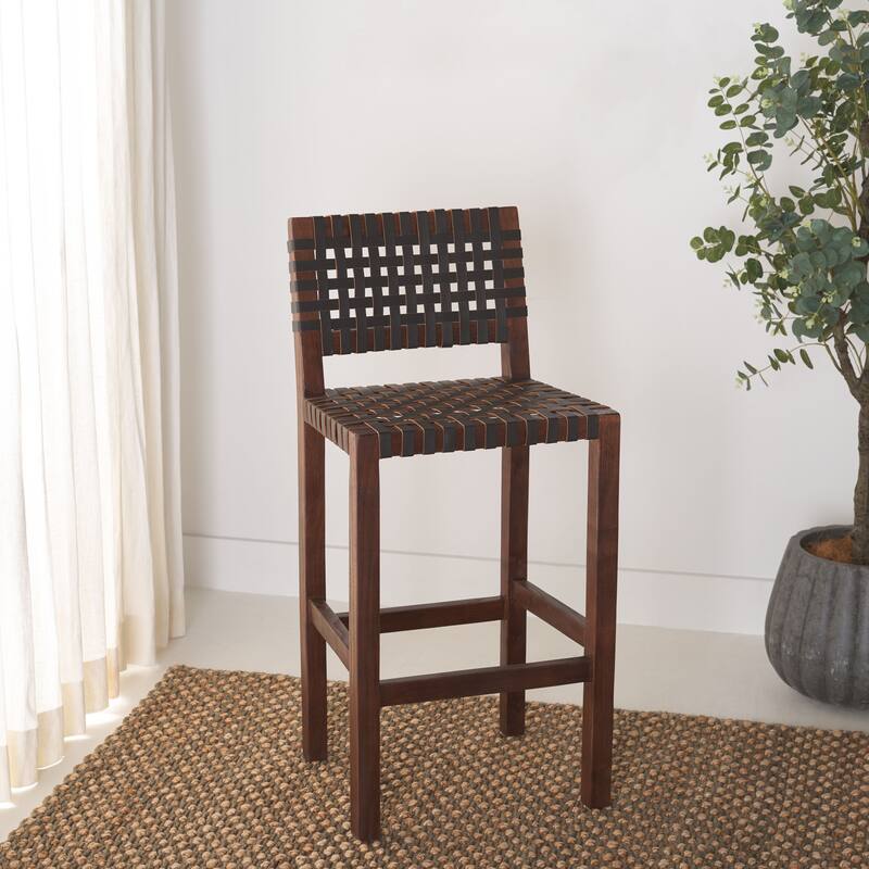 SAFAVIEH Home Sorrento 27-inch Counter Stool - 18"Wx18"Dx38"H