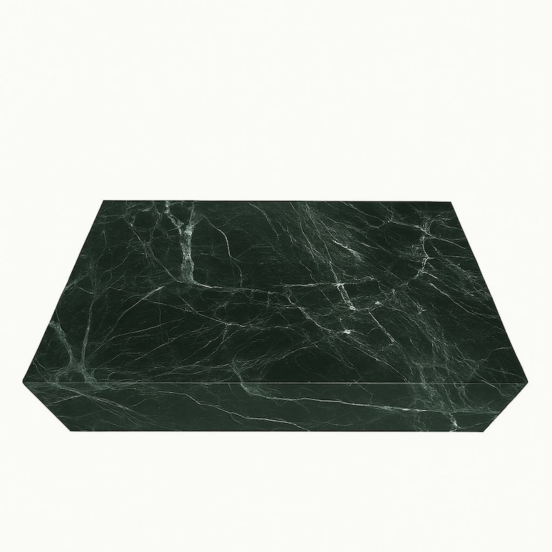 BETACH Genuine Marble Block Coffee table - Tinos Green Marble