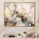 preview thumbnail 8 of 9, Designart "White And Grey Geometric Depths I" Modern Geometric Framed Wall Art For Living Room 20 in. wide x 12 in. high - Gold