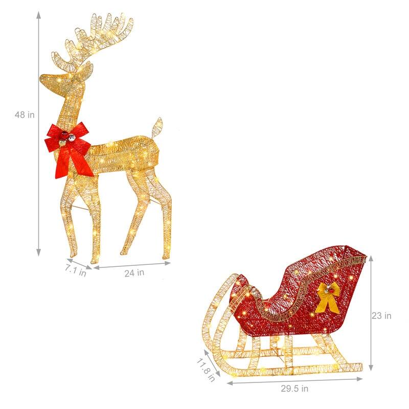 Outdoor Courtyard Elk Decoration