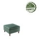 preview thumbnail 14 of 12, Porthos Home Janis Velvet Square Storage Ottoman with Rubberwood Legs