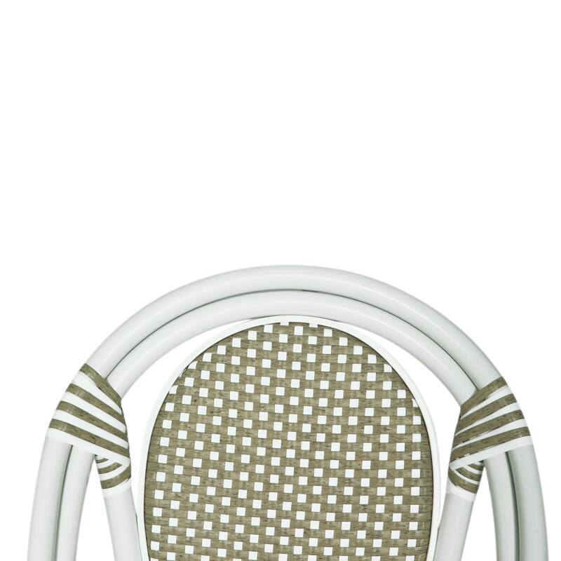 Remi Outdoor French Cafe Style Chairs (Set of 2) by Christopher Knight Home