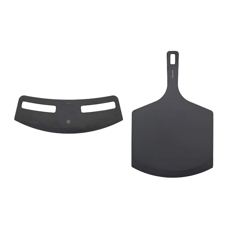 ZWILLING BBQ+ 2-pc Plant Fiber Pizza Peel and Cutter Set - Slate