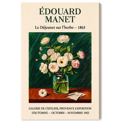 Manet's Floral Canvas by Art Remedy, Gallery Wrapped