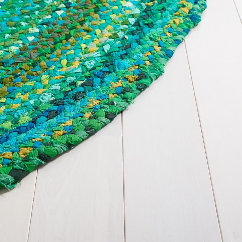 SAFAVIEH, Handmade Braided Teodora Country Cotton Rug