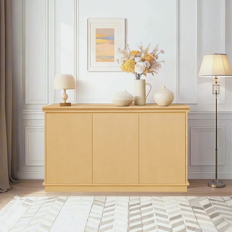 Exquisite Wooden Sideboard for Dining or Living Room - Natural