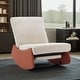 preview thumbnail 2 of 16, Modern Rocking Chair Recliner, Comfy Rocker Nursery Chair with Footrest, Accent Reading Chair, Upholstered Lounge Chair