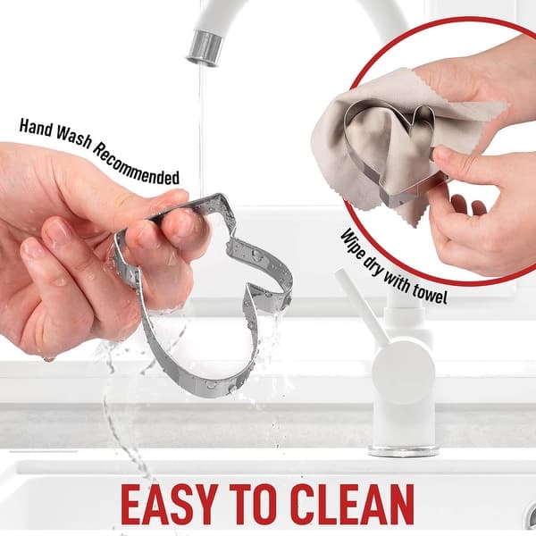 Zulay Kitchen (14Pieces) Metal Christmas Cookie Cutters Bed Bath