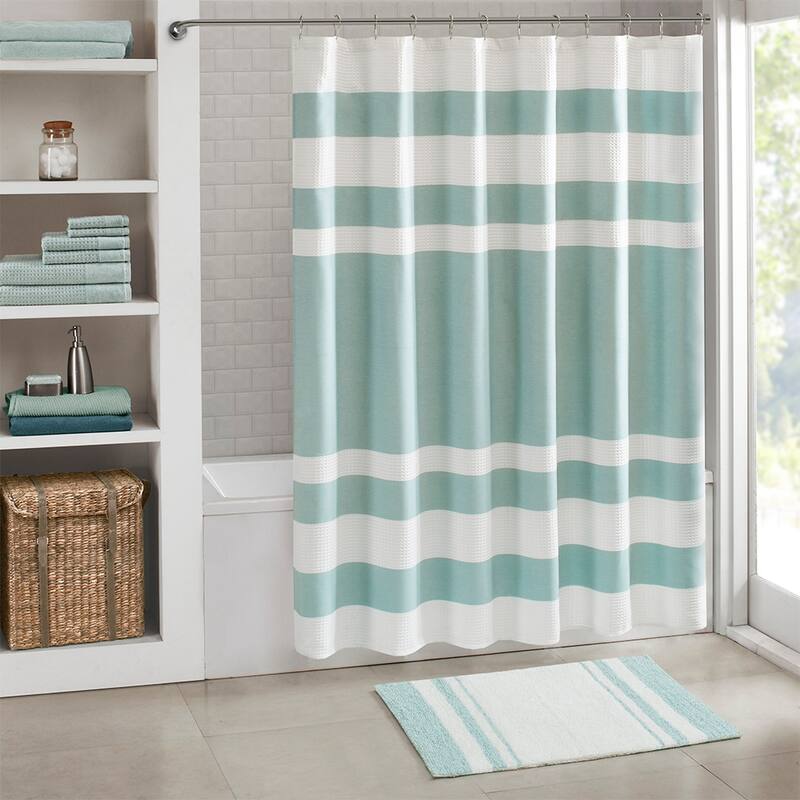 Reversible Bath Rug - Aqua