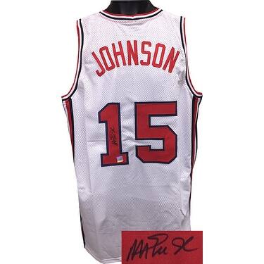 Shop Magic Johnson Signed Team Usa Olympic Dream Team White Tb