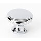 preview thumbnail 10 of 8, Alno Knobs 1-1/4 Inch Mushroom Cabinet Knob Polished Chrome