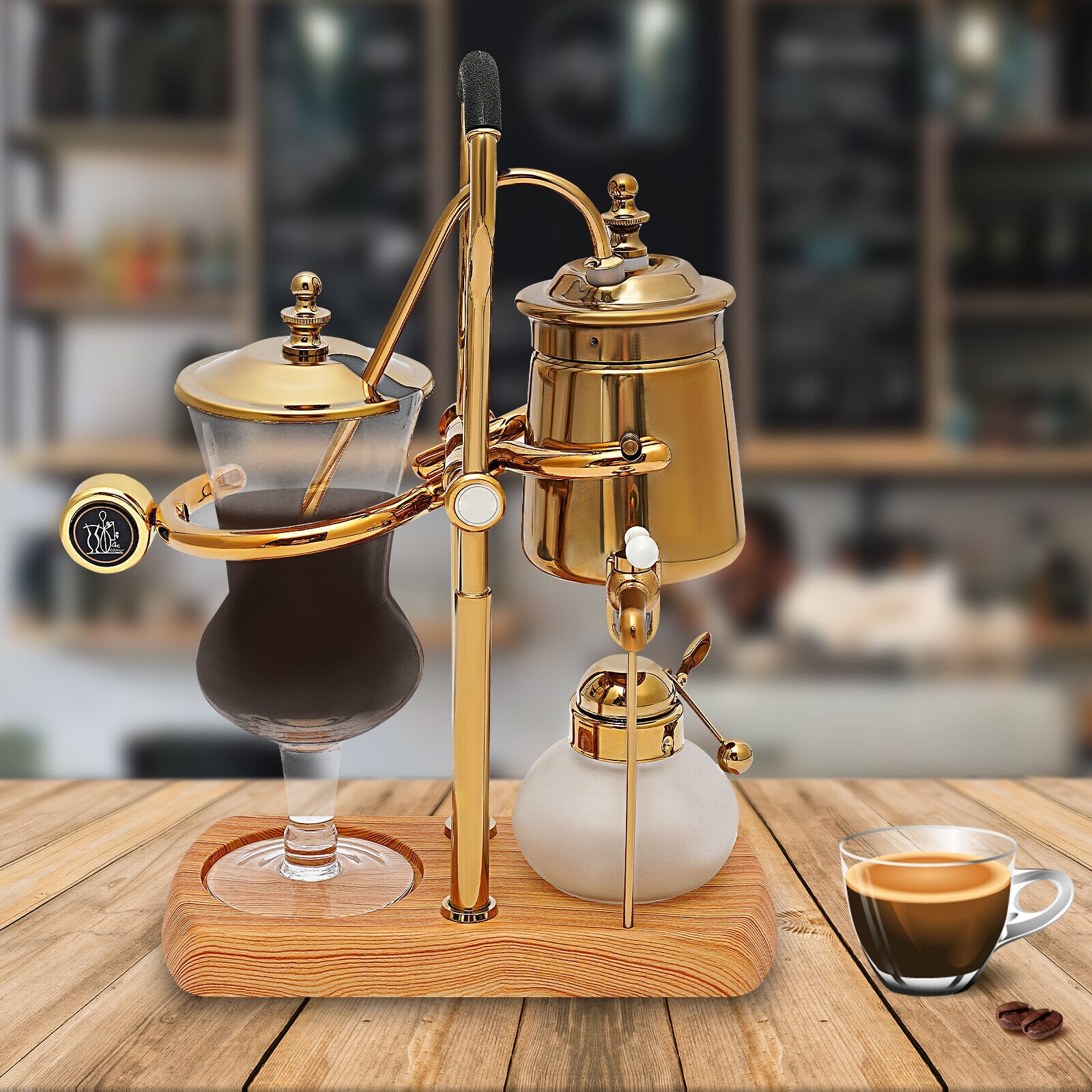 400ML Coffee Pot Teapot Belgian Siphon Coffee Tea Brewer Manual Coffee  Machine