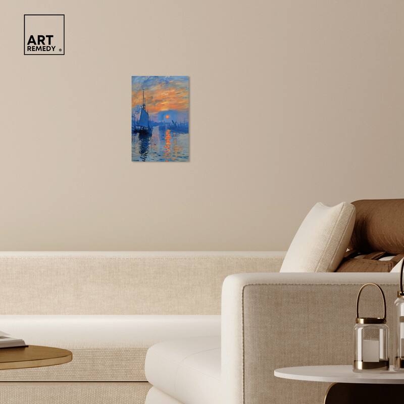 Art Remedy Till Dusk Gallery Wrapped Sailing 1 Piece Canvas Wall Art