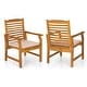 preview thumbnail 20 of 39, MAISON ARTS Outdoor 7/9-Piece Solid Acacia Wood Dining Set, Expandable Dining Table and 6/8 Wood Dining Chairs