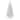 Puleo International 7 ft. Unlit White Carson Artificial Pine Tree