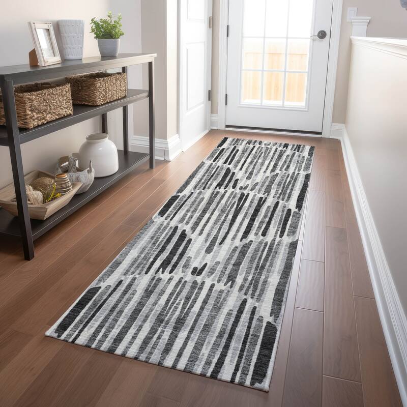 Premium Washable Super Soft Modern Ombre Mayfield Rug - Gray - 2' 3" x 7' 6" - Runner