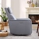 preview thumbnail 10 of 19, 32.3'' Wide Power Swivel Rocker Recliner Chairwith USB Ports