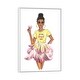 preview thumbnail 7 of 7, iCanvas "Resting Brunch Face" by Rongrong DeVoe Framed White - 26x18