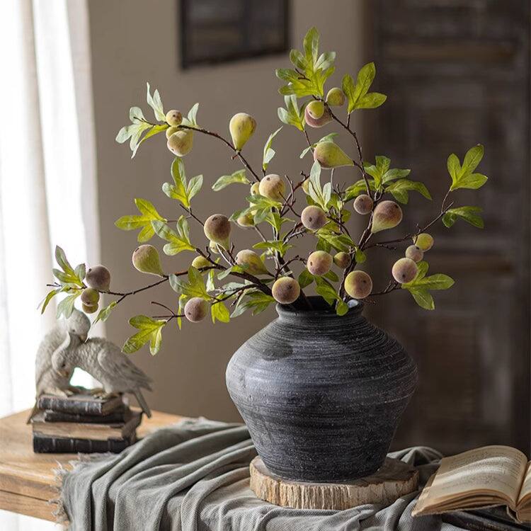 RusticReach Wild Garden Faux Fig Stem 35.4" Tall