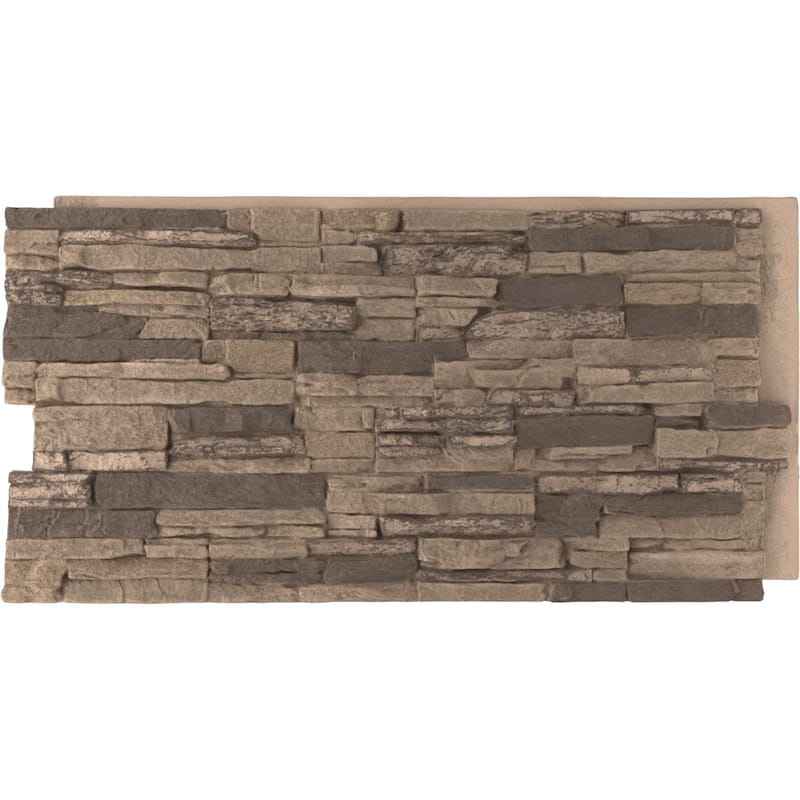 Canyon Ridge Stacked Stone, EverStone Faux Stone Siding Panel
