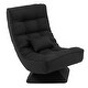 preview thumbnail 30 of 28, Costway 360° Swivel Floor Chair 5-Level Adjustable Lazy Chair w/ - See Details