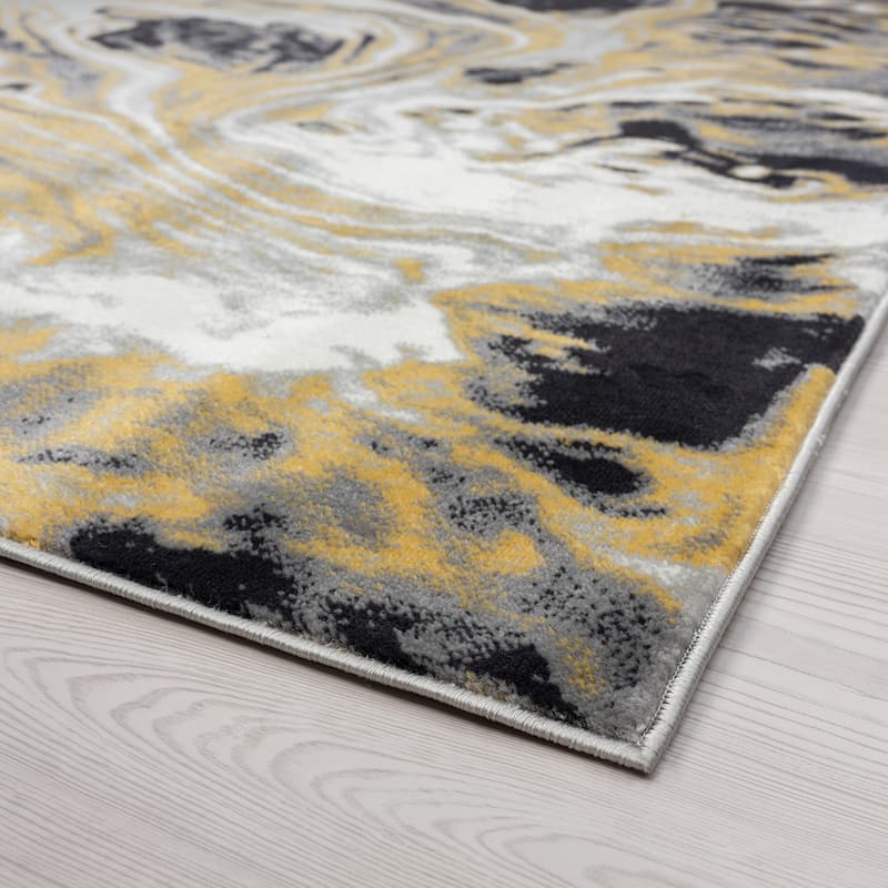 Eternal Industrial Abstract Indoor Area Rug
