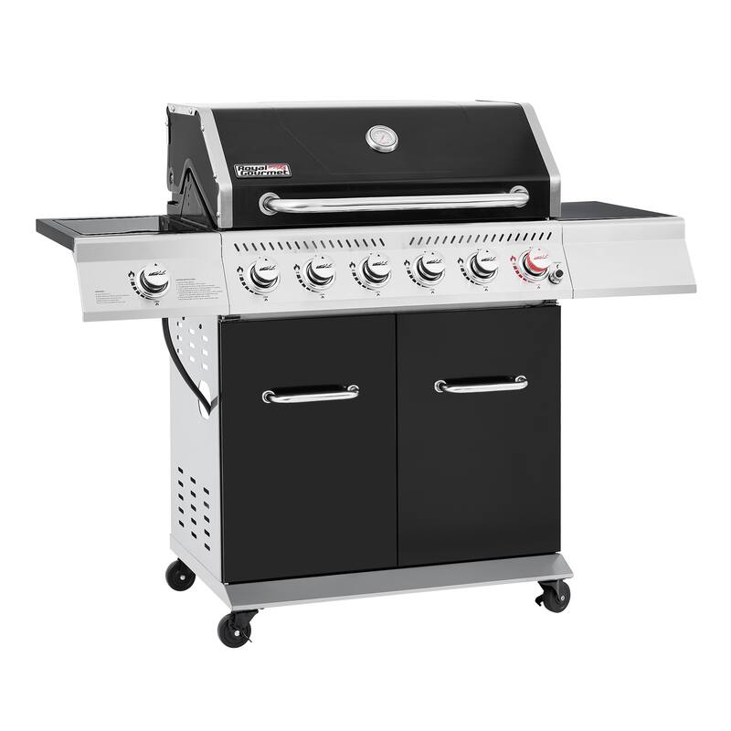 Royal Gourmet GA6402H Deluxe 6-Burner Gas Grill, Black