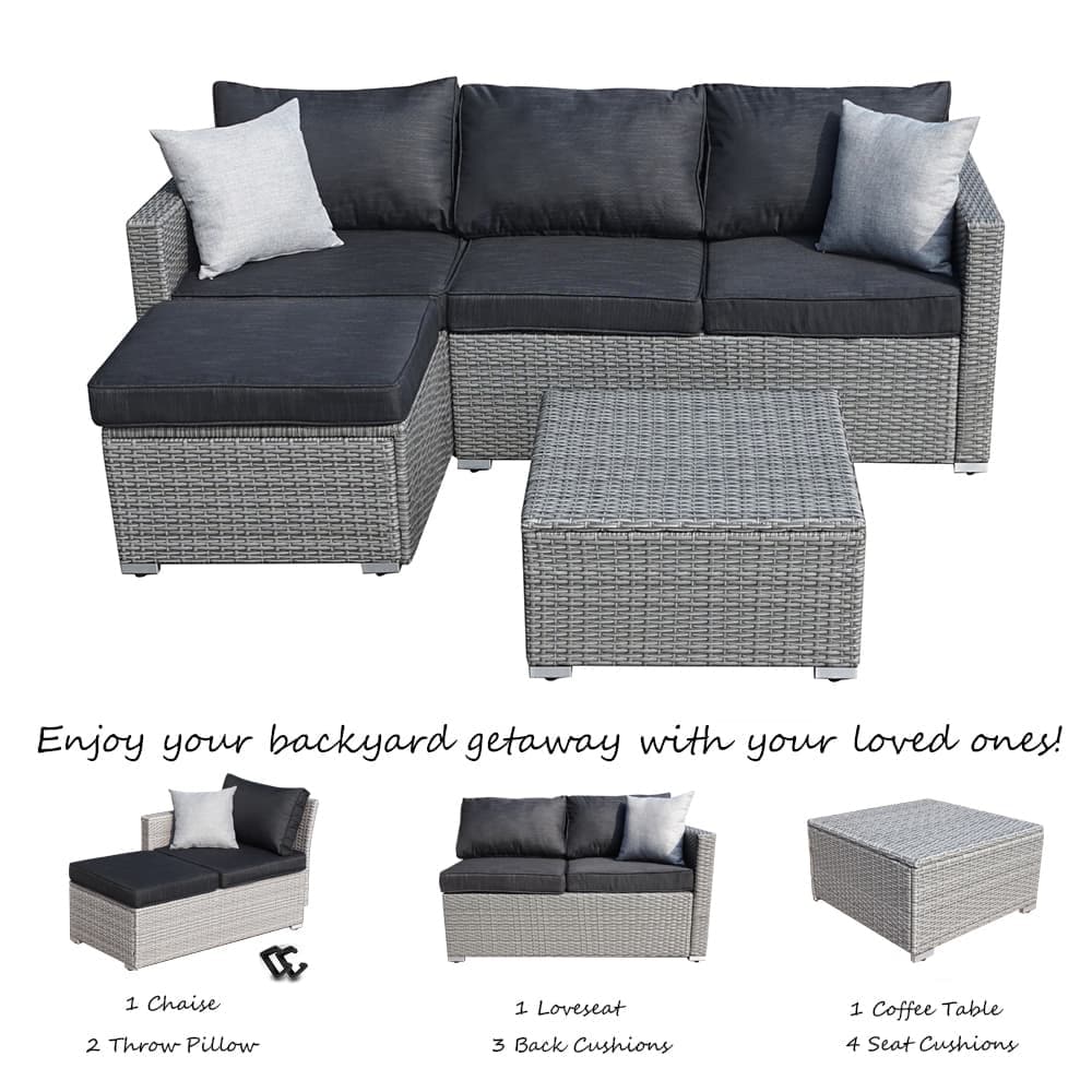 Madison 6 piece patio set b&m store