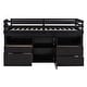 preview thumbnail 10 of 40, Twin Size Loft Bed with 4 Drawers, Underneath Cabinet, and Shelves for Space-Saving, Espresso
