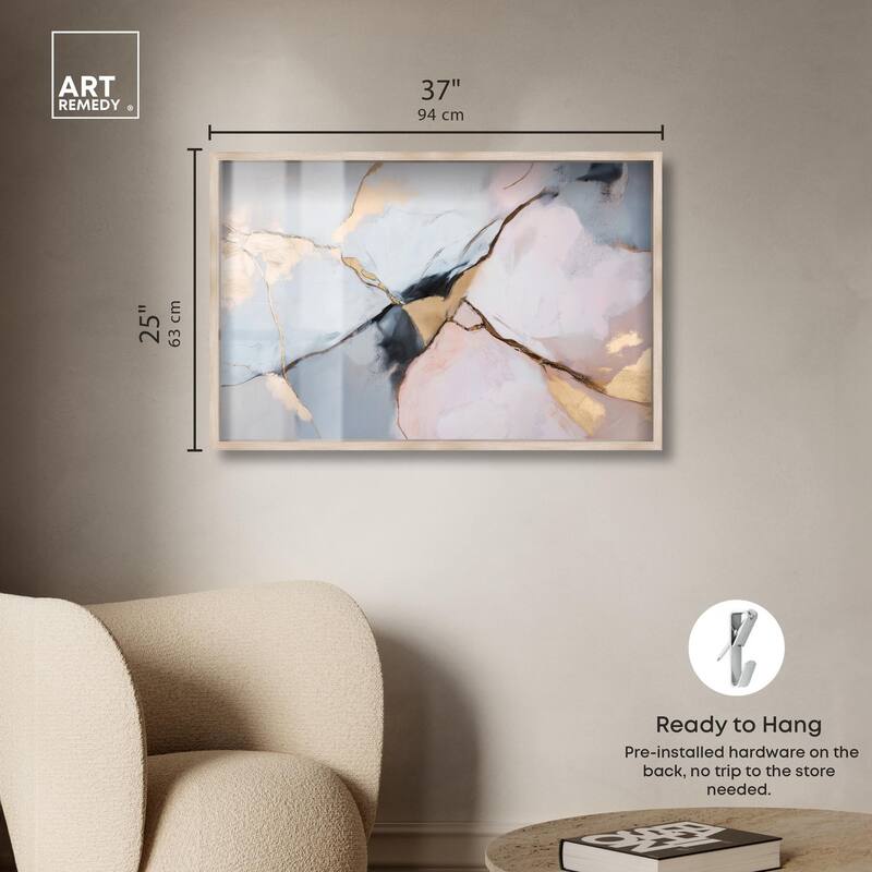 Gilded Veins Shadowbox by Art Remedy