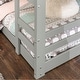 preview thumbnail 23 of 26, Walker Edison Browning Solid Wood Twin Size Low Bunk Bed