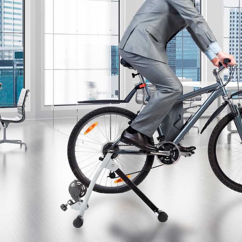 Bike Trainer - Convert Mountain, Road, or Beach Bicycles into a Stationary Exercise Bike for Indoor Riding by Rad Cycle