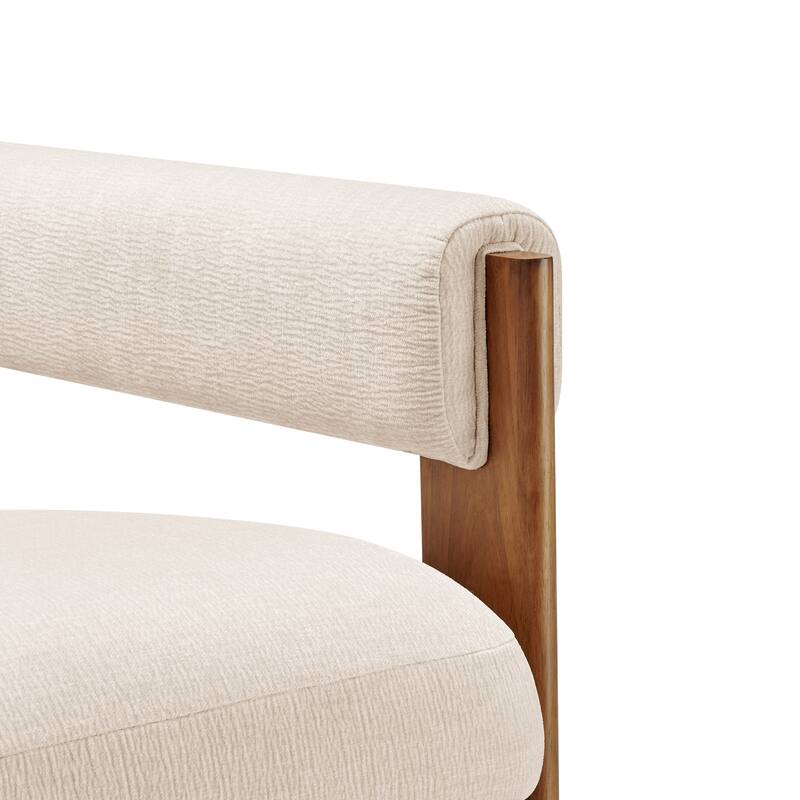 NPD Furniture Silvia Fabric Accent Arm Chair