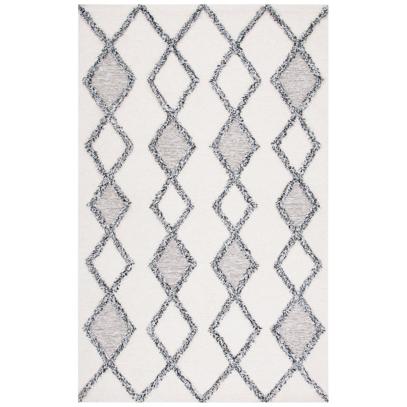 SAFAVIEH Handmade Casablanca Shag Xavi Moroccan Wool Rug