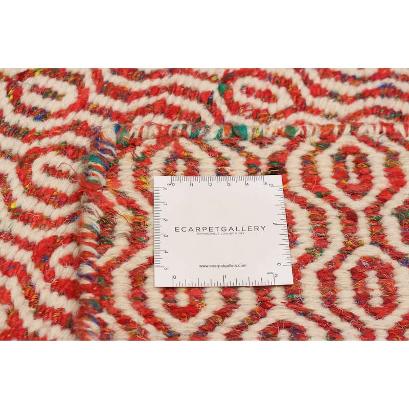 Nevada Red Kilim 5'1" x 7'3" - 5'1 x 7'3