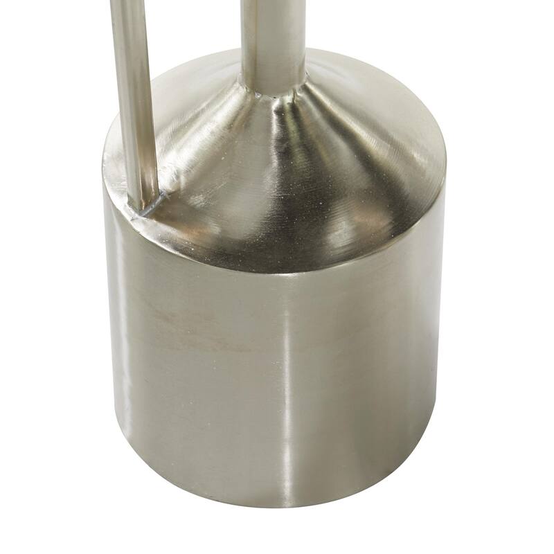 Metal Decorative Vase with Handles - Set of 2 Black, White, Gold, Silver - CosmoLiving by Cosmopolitan