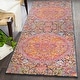 preview thumbnail 1 of 11, Livabliss Roanoke Pink & Purple Medallion Runner Rug - 2' 7" x 7' 3"