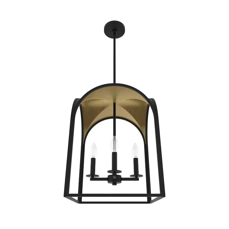 Hunter 15" Dukestown 4-Light Lantern Pendant - Kitchen Island, Dining Room, Entry - Contemporary, Industrial, Transitional