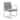 Modrest Suzanne Modern Grey Fabric & Antique Brass Dining Chair