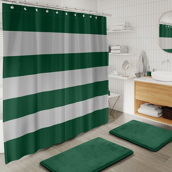 Clara Clark 23 Piece Complete Bathroom Accessories Kit With Shower Curtain and Rug Set On Sale Bed Bath Beyond 34537209