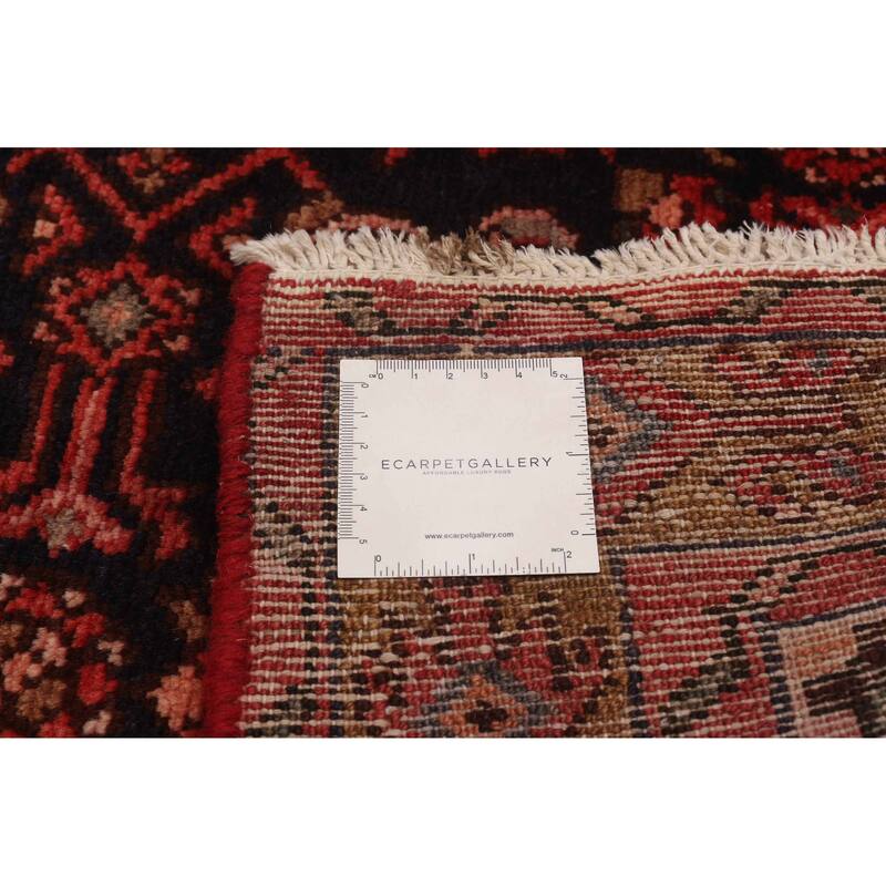 ECARPETGALLERY Hand-knotted Andelz Navy Wool Rug - 3'7 x 12'6