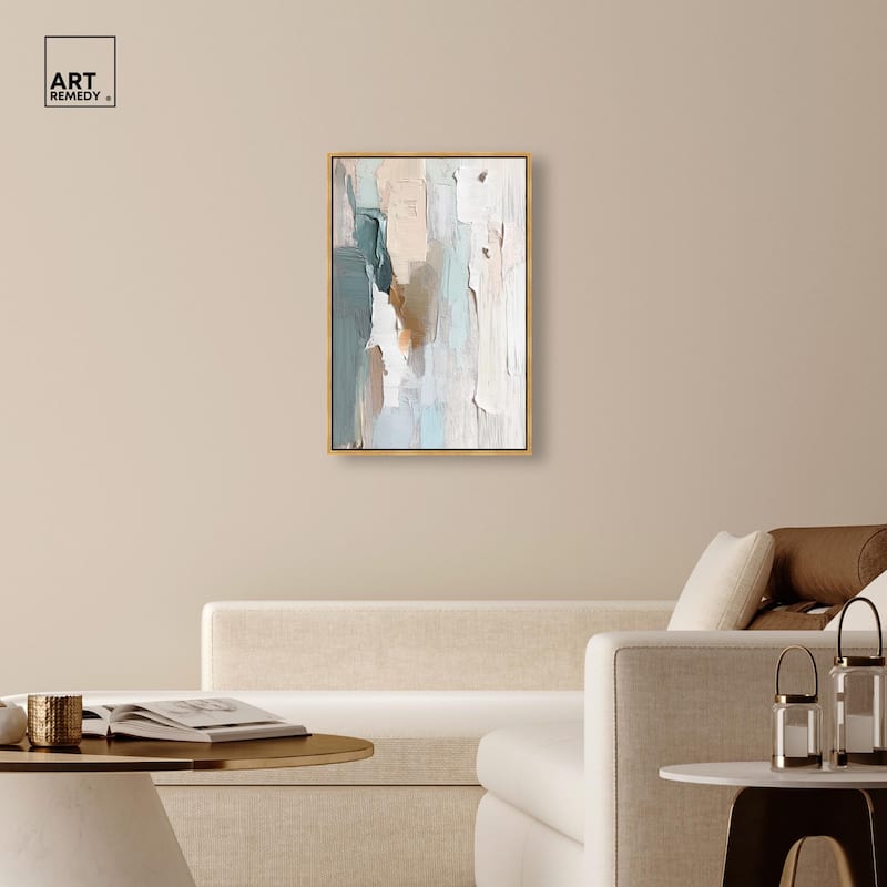Impasto Intervals I Canvas by Art Remedy