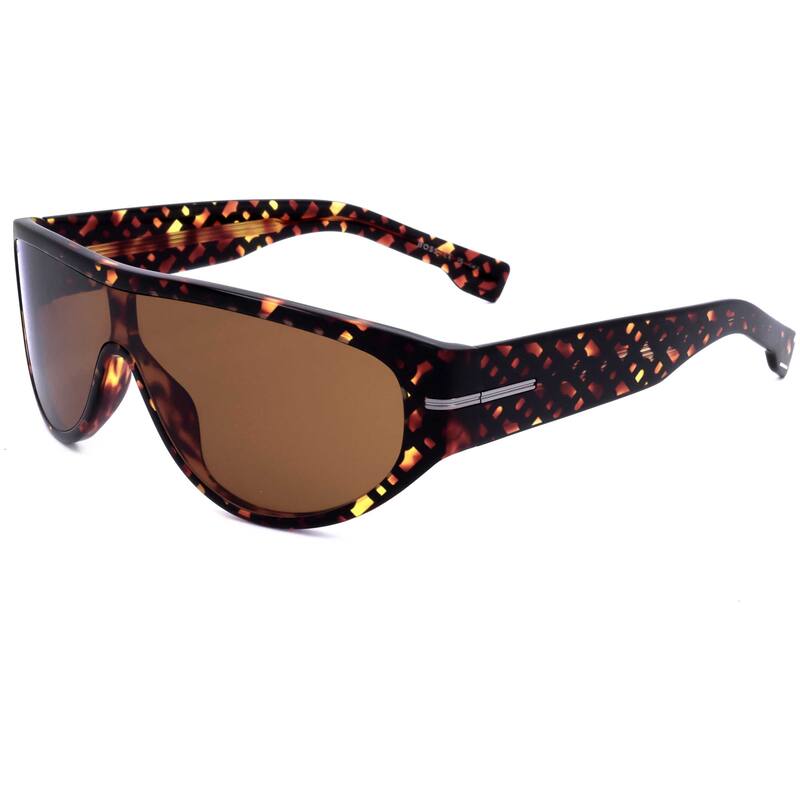 Hugo Boss Men's 99mm Havana Pattern Sunglasses BOSS1623-S-2VM-70