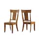Option Oak Chairs and Bench