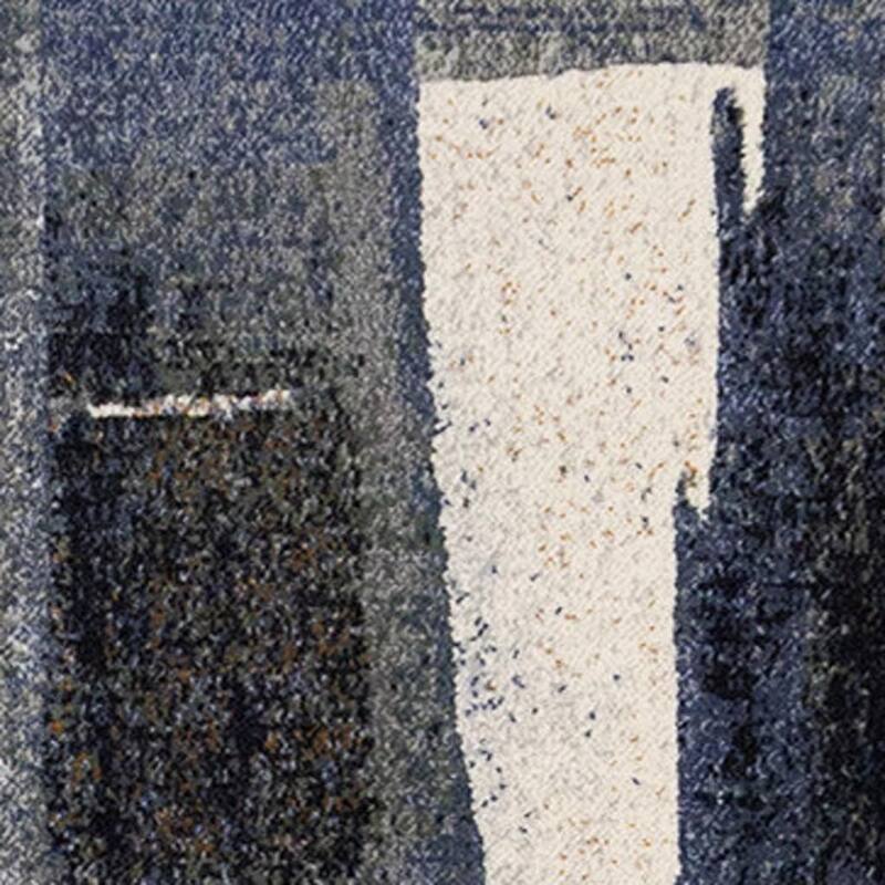 HomeRoots Abstract Modern Rectangle Area Rug - 5' X 8'