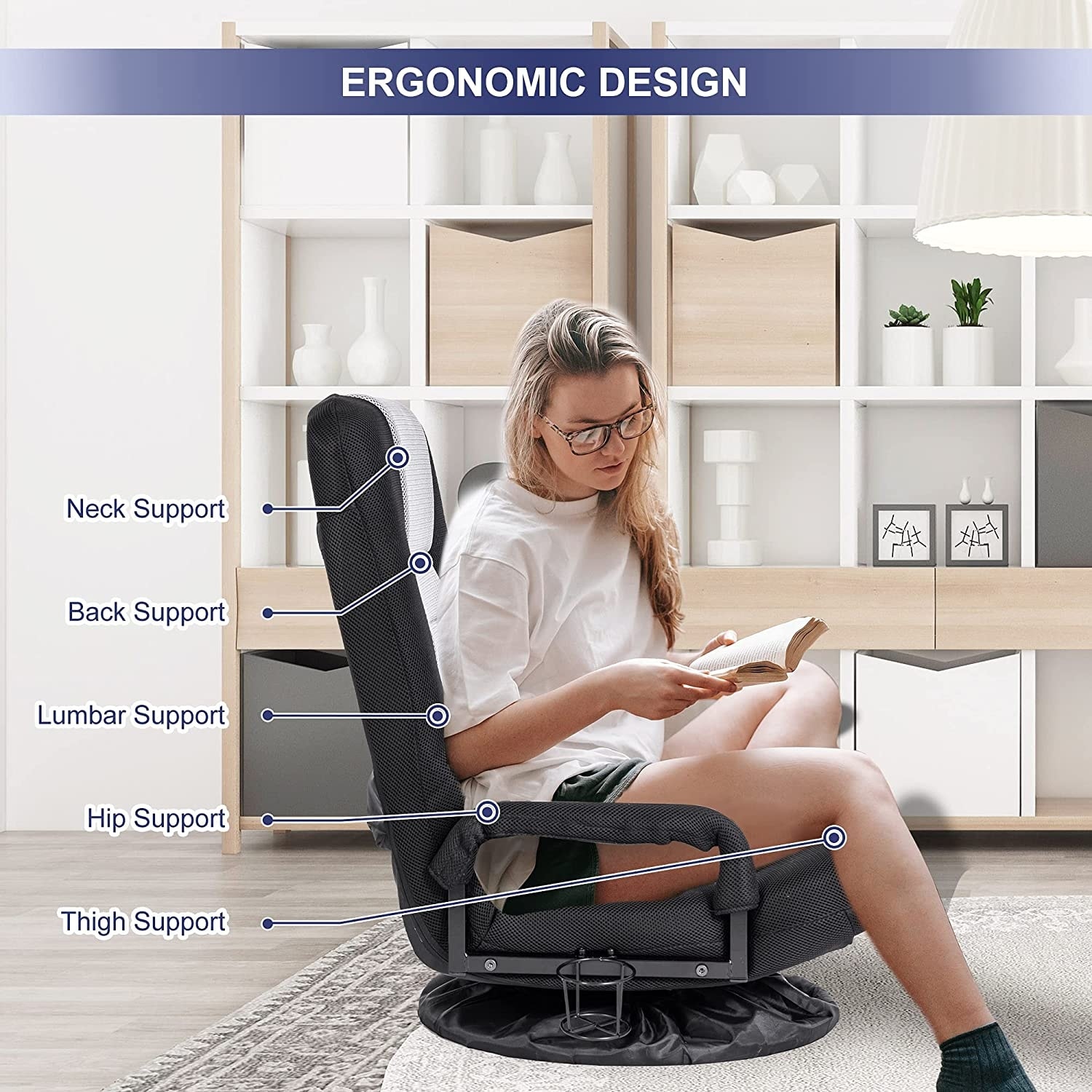 360 Swivel Gaming Floor Chair On Sale Bed Bath Beyond