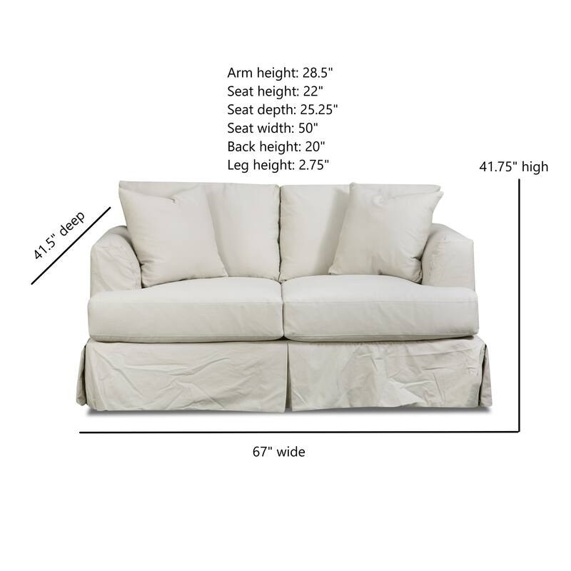 Zack Slipcover Loveseat